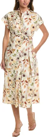 Gracia Flower Print Cross Body Dress