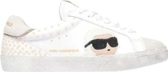 Karl Lagerfeld Dames, Schoenen, Wit, Maat: 41 EU Leer