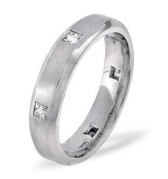The Diamond Store Mens 0.28ct G/Vs Diamond Platinum Dress Ring