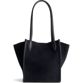 Madewell The Small Lexington Suede Tote in Juniper Berry at Nordstrom