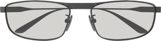 Balenciaga Rechthoekige Zonnebril - unisex - Zonnebrillen - Grijs - 61 MM - Accessoires