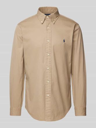 Polo Ralph Lauren Freizeithemd mit Knopfleiste in Camel, Gr&ouml;&szlig;e S