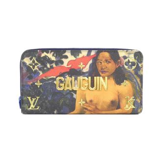 Louis Vuitton Dark Blue Coated Canvas Long Wallet (Bi-Fold) (Pre-Owned)