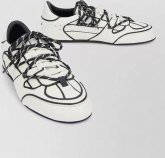 Dolce & Gabbana calfskin lace up sneakers