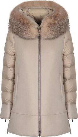 Moorer Mujer, Abrigos, Beige, Talla: M