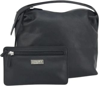 Loewe Pre-owned Schoudertas - Dames - Vintage Schoudertas - Zwart - ONE Size - Leer - Vintage