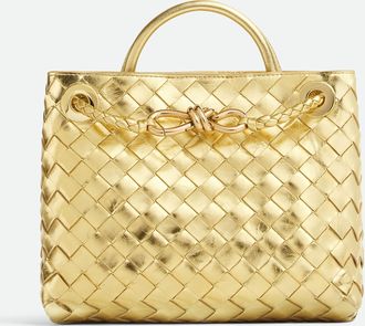 Bottega Veneta Small Andiamo - Gold - Woman - 100% Lambskin