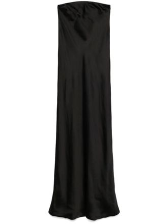 Norma Kamali Bias avondjurk - Black