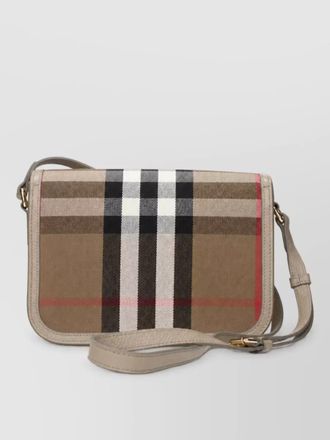 Burberry textile clutch bag