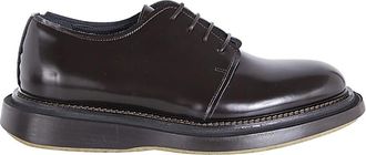 The Antipode Donkerbruine Derby Adam Schoenen - Heren - Veterschoenen - Bruin - 40 EU - Leer - Schoenen