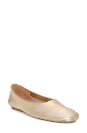 Vince Camuto Catisha Ballet Flat in Egyptian Gold at Nordstrom, Size 5.5
