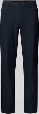 Tommy Hilfiger Straight Leg Hose aus atmungsaktivem Material Modell DENTON in Marine, Gr&ouml;&szlig;e 31/32