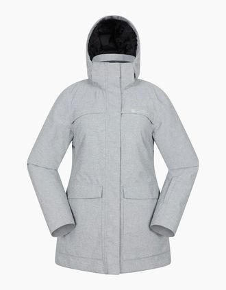 Mountain Warehouse Womens Mountain Warehouse Womens/Ladies Snowdrift Waterproof Ski Jacket - Grey - Size: 18