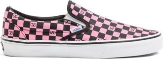 Vans Fabric Slip-On Trainer Met VLogo Checkerboard Print - Heren - Sneakers - Veelkleurig - 44 EU - Schoenen