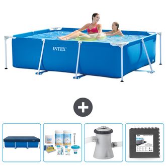 Intex Piscina Con Estructura Rectangular - 220x150x60 Cm - 7-piezas Scb3