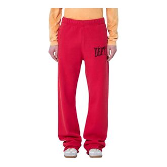 Gallery Dept. Sweatpants, male, Red, Size: XL Logo Motif Track Pants