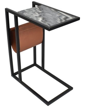 LR Home Lr Home Marlo Modern Marble Top Handmade C Table