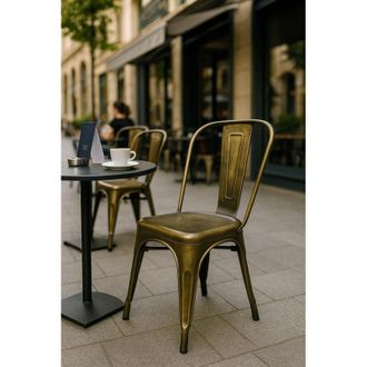 Regalos Miguel Sillas Comedor - Silla Torix Vintage - Oro Vintage