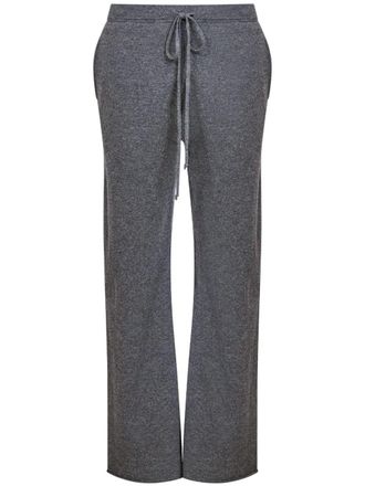 Maison Margiela wool-cashmere track pants - Grey