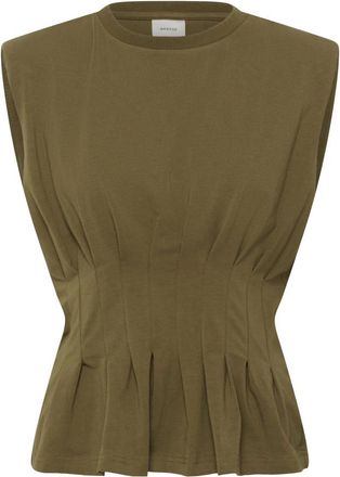 Gestuz Mouwloze Tops - Dames - Tops zonder mouwen - Groen - M - Tops