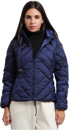 Gaud&igrave; Chaqueta Corta de Plumas - Jackets - Mujer - Azul - 2XL