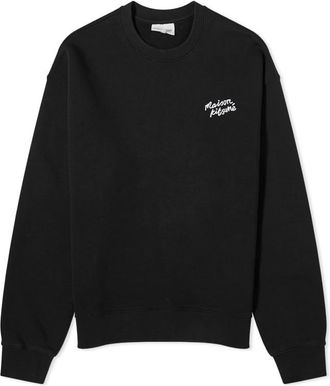 Maison Kitsun&eacute; Maison Kitsune Embroidered Logo Cotton Sweatshirt