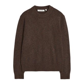 Sunflower Maglione Girocollo in Lana a Coste - - Knitwear - Uomo - Marrone - S