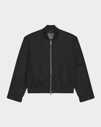Helmut Lang Men & apos;s HL001 Wool Bomber Jacket