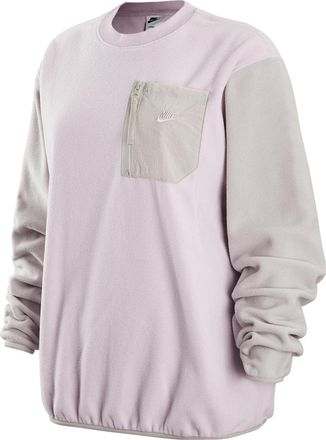 Nike Utility Pack Colourblock Polar Fleece Sweat Light Pink Purple FD2376-576