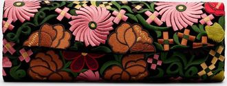 La DoubleJ Small embroidered clutch