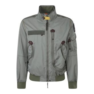 Parajumpers Bomber Jackets, male, Gray, Size: 2XL Wes Spring Bomber