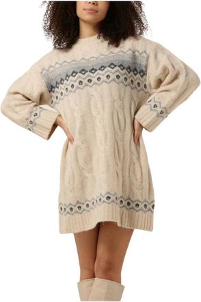 Lollys Laundry Gigi Jumper - Dames - Ronde hals truien - Veelkleurig - M - Wol - Truien & Vesten