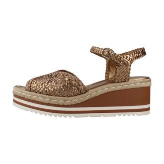 Pons Quintana Sandalia Padova - Dames - Schoenen - Bruin - Maat: 39 EU Leer