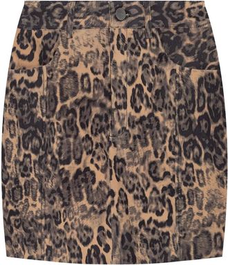 Gestuz Minigonna con stampa - Marrone