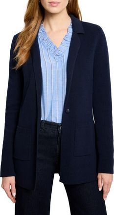 Nic+Zoe Knit Blazer in Dark Indigo at Nordstrom, Size X-Large