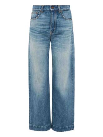 Chlo&eacute; cropped jeans - Blue