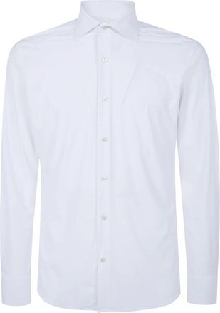Tintoria Mattei Technical Shirt - Heren - Zakelijke Overhemden - Wit - 3XL - Overhemden
