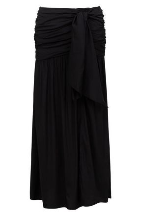 Vix ZOE LONG SKIRT in Black at Nordstrom, Size Medium