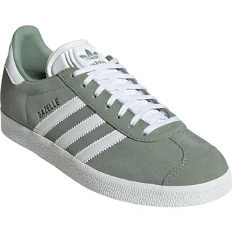adidas Gazelle Sneaker in Green/White/Core Black at Nordstrom, Size 6