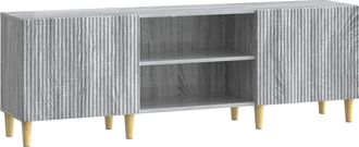 vidaXL Mueble De Tv Gris Sonoma 150 X 31 X 50 Cm Madera De Ingenier&iacute;a Vidaxl