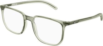 Montblanc Montblanc - Mb0388O Zonnebril - unisex - Accessoires - Groen - Maat: 54 MM