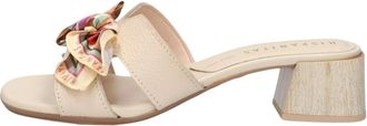 Hispanitas Hv 264768 Muiltje met Hak - Dames - Muiltjes - Beige - 39 EU - Leer - Schoenen