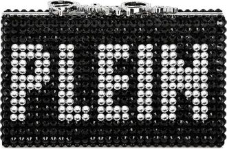 Philipp Plein Clutch con decorazione - Nero