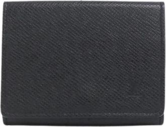 Louis Vuitton Tweedehands leren portemonnees - Dames - Vintage Accessoires - Zwart - ONE Size - Vintage