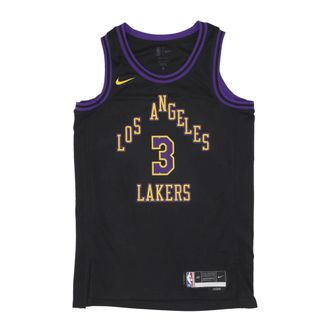 Nike Sportswear, male, Black, Size: 2XL City Edition Basketball Tank Top Anthony Davis