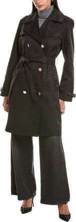 CeCe by Cynthia Steffe Studs Trench Coat