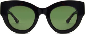 SmartBuy Collection Cat Eye Full Rim Plastic Mens Sunglasses Tortoiseshell Size Standard - Free Lenses - SmartBuy Collection