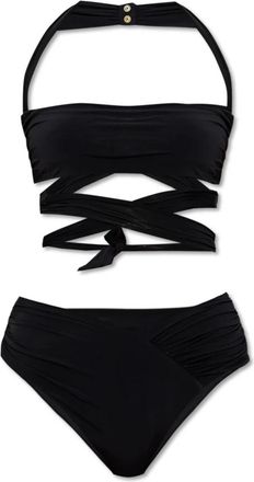 Balmain Tweedelig badpak - Dames - Bikinis - Zwart - XL - Tweed - Badmode
