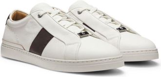 BOSS Gary leather sneakers with contrast side panel