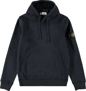 Stone Island Garment Dyed Hoodie Navy 741564151-V0020